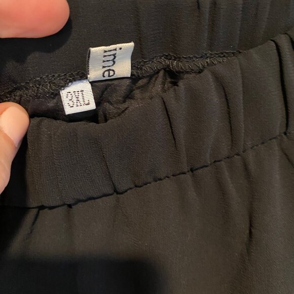 Ursime Black Flowy Harem Skirt Pants 3XL Fairycore Boho‎ Style - Picture 6 of 7